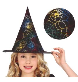 HUT HEXE BUNTES SPINNENNETZ KINDER