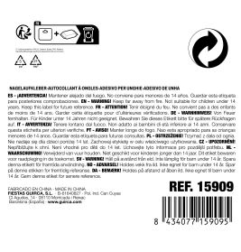 ROTE NAGELAUFKLEBER 6X9 CM