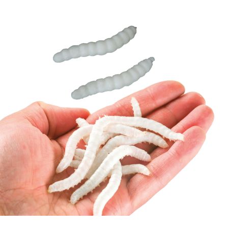 20 ELASTISCHE WÜRMER 4 CM, BLISTERPACKUNG