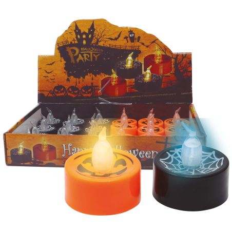 Teelichter orange oder schwarz sortiert