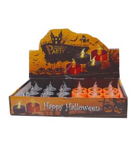 Teelichter orange oder schwarz sortiert