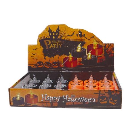 Teelichter orange oder schwarz sortiert