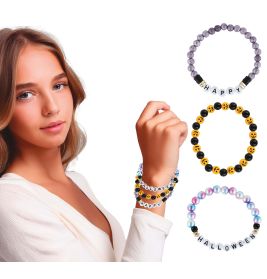Happy Halloween Armbänder 3er Set