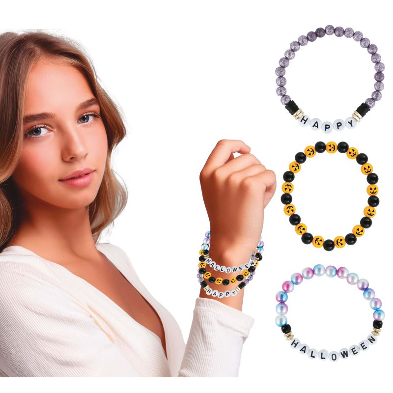 Happy Halloween Armbänder 3er Set Happy Halloween Armbänder 3er Set