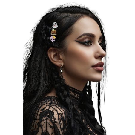 Halloween Haarspangen 3er Set
