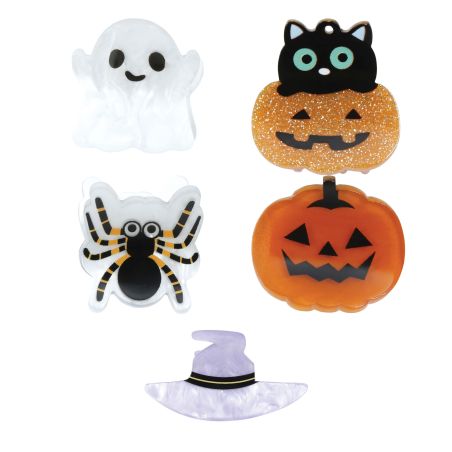 Halloween Haarklammern 5er Set