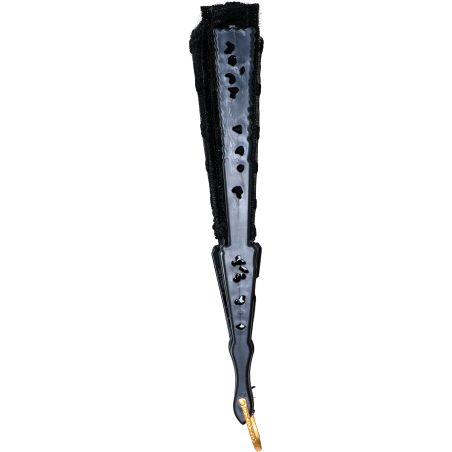 Gothic Fächer schick schwarz