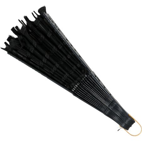 Gothic Fächer schick schwarz