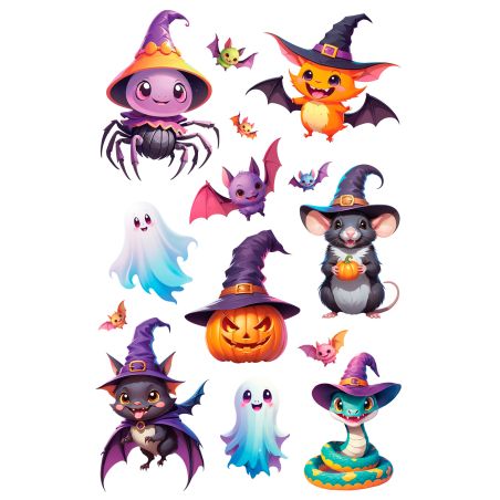 Hexen Party niedliche Stickers