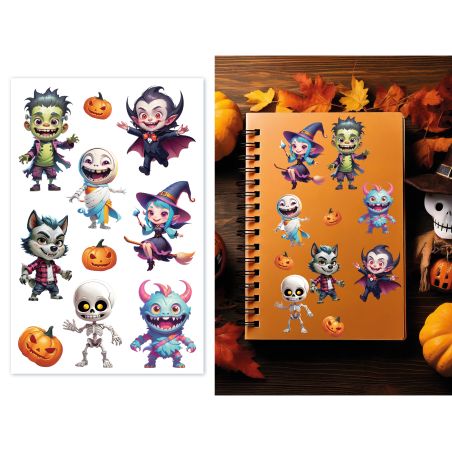 Monster Party Halloween Sticke rs