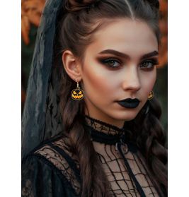 Grusel Kürbisse Ohrringe