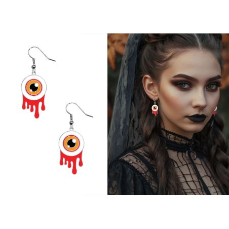 Gruselige Augen Ohrringe