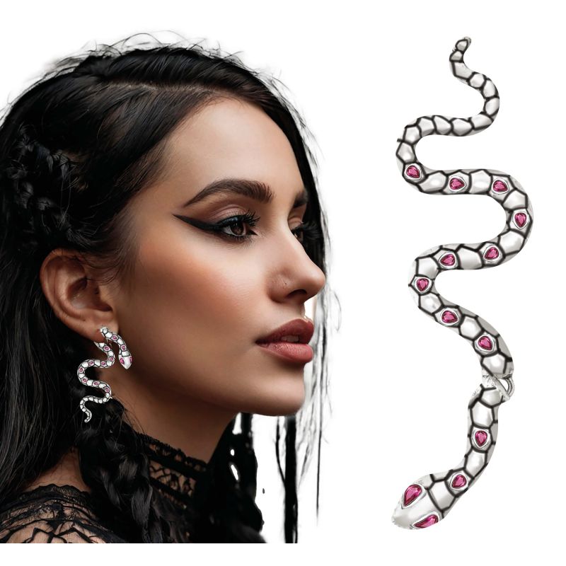 Schlangen Ohrringe 6cm
