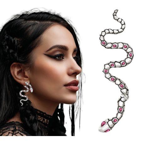 Schlangen Ohrringe 6cm