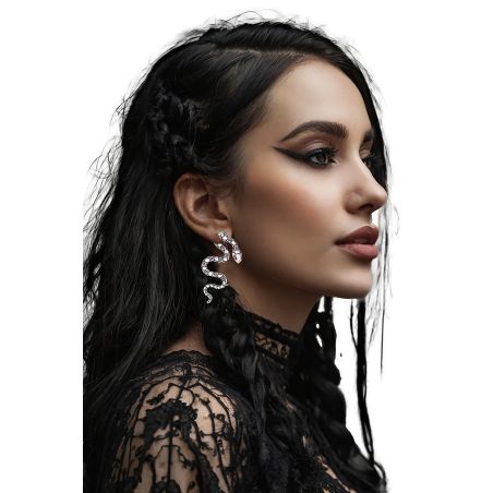 Schlangen Ohrringe 6cm