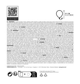 TÜTE 10 ORANGE KÜRBIS LUFTBALLONS, 30 CM