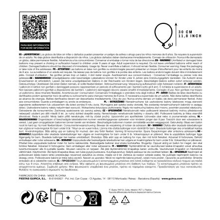 TÜTE 10 ORANGE KÜRBIS LUFTBALLONS, 30 CM