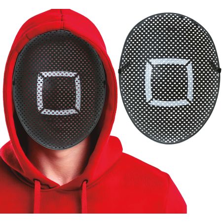DIE GAMER MASKE QUADRAT PVC