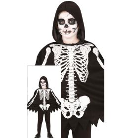 SKELETT PONCHO KINDER 7–9 JAHRE