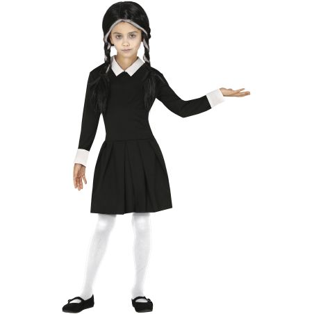 GOTHIC FAMILIEN MÄDCHEN KINDER KOSTÜM 5 6 JAHRE GOTHIC FAMILIEN MÄDCHEN KINDER KOSTÜM 5 6 JAHRE