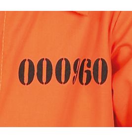 ORANGE STRÄFLING JUMPSUIT KINDER KOSTÜM 7-9 JAHRE