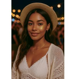 GLITTER MAKE-UP TUBE, 20 CC, GOLD