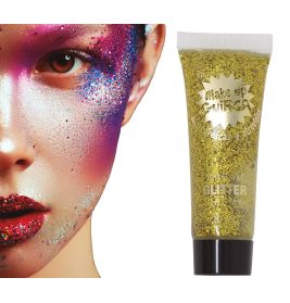 GLITTER MAKE-UP TUBE, 20 CC, GOLD