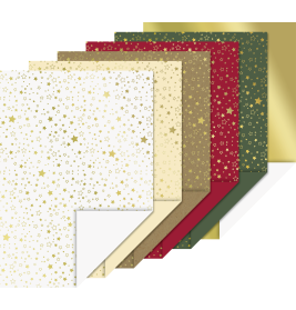 Karton Block Weihnachssterne