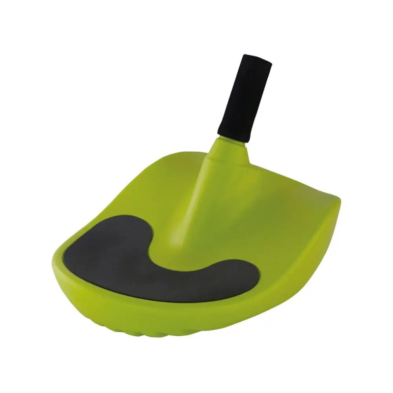 Grüne ergonomische Schaufel mit schwarzem Griff und Griffpolster, ideal zum leichten Heben oder Schaufeln. Grüne ergonomische Schaufel mit schwarzem Griff und Griffpolster, ideal zum leichten Heben oder Schaufeln.