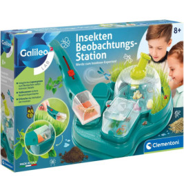 Galileo Lab Insekten-Beobachtungsset für Kinder mit Kunststoffhabitat und Beobachtungswerkzeugen auf der Verpackung.