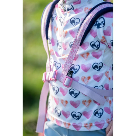 Pferdegeschirr Funny Horses Hearts rosa