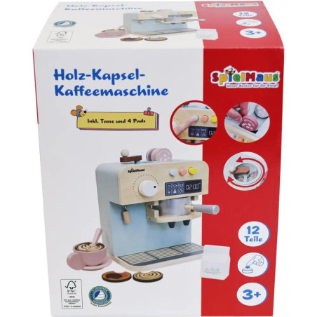 SMK Holz Kapsel-Kaffeemaschine
