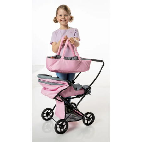 AM Puppenwagen ''Rosy'' mit Korb