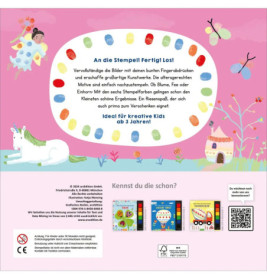 Allererste Fingerstempel Feen Einhörner