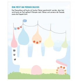 Allererste Fingerstempel Feen Einhörner