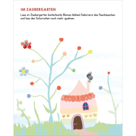 Allererste Fingerstempel Feen Einhörner