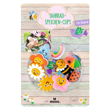 Fröhliche Fahrradspeichen-Clip s