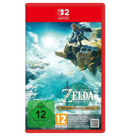 Nintendo Switch-Hülle zu The Legend of Zelda: Tears of the Kingdom mit Link auf schwebenden Himmelsinseln.