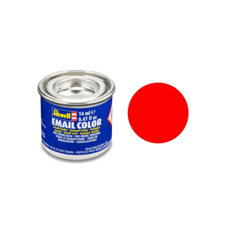 leuchtorange, matt RAL 2005 14 ml-Dose, Revell Modellbau-Farbe auf Kunstharzbasis