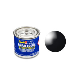 schwarz, glänzend RAL 9005 14 ml-Dose, Revell Modellbau-Farbe auf Kunstharzbasis