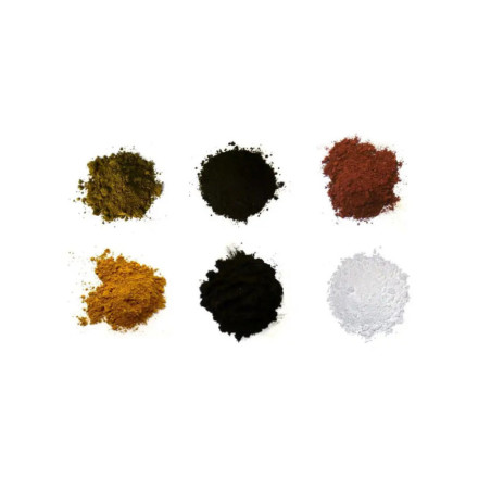 Weathering Set (6 Pigmente), Revell Set zur Alterung von Modellen Weathering Set (6 Pigmente), Revell Set zur Alterung von Modellen