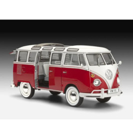 Model Set Volkswagen T1 SAMBA BUS, Revell Modellbausatz mit Basiszubehör