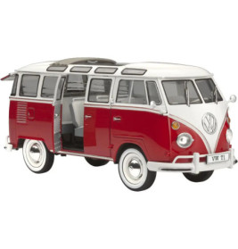 Model Set Volkswagen T1 SAMBA BUS, Revell Modellbausatz mit Basiszubehör