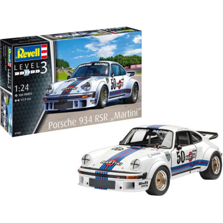 Porsche 934 RSR Martini, Revell Modellbausatz Porsche 934 RSR Martini, Revell Modellbausatz