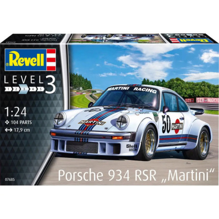 Porsche 934 RSR Martini, Revell Modellbausatz Porsche 934 RSR Martini, Revell Modellbausatz