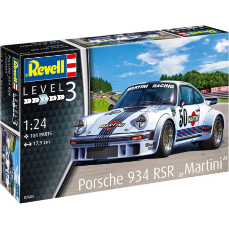 Porsche 934 RSR Martini, Revell Modellbausatz Porsche 934 RSR Martini, Revell Modellbausatz