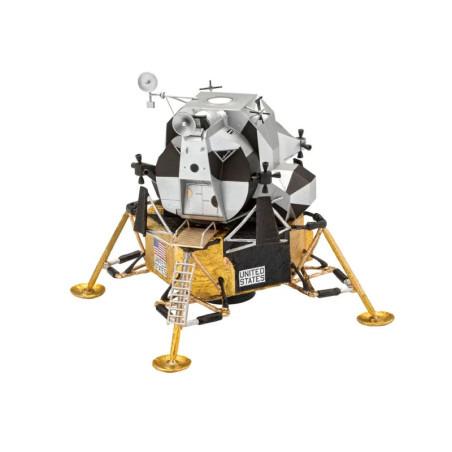 Geschenkset Apollo 11 Lunar Module Eagle, Revell Modellbausatz mit Basiszubehör Geschenkset Apollo 11 Lunar Module Eagle, Revell Modellbausatz mit Basiszubehör