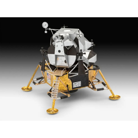 Geschenkset Apollo 11 Lunar Module Eagle, Revell Modellbausatz mit Basiszubehör Geschenkset Apollo 11 Lunar Module Eagle, Revell Modellbausatz mit Basiszubehör
