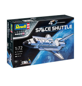 Revell Space Shuttle Bausatz, Level 5, Maßstab 1:72, 111 Teile, Jubiläumsedition zum 40-jährigen Bestehen.