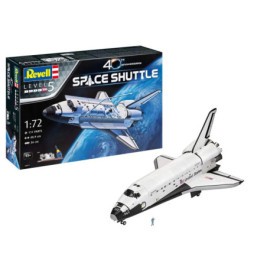Geschenkset Space Shuttle, 40th. Anniversary, Revell Modellbausatz mit Basiszubehör